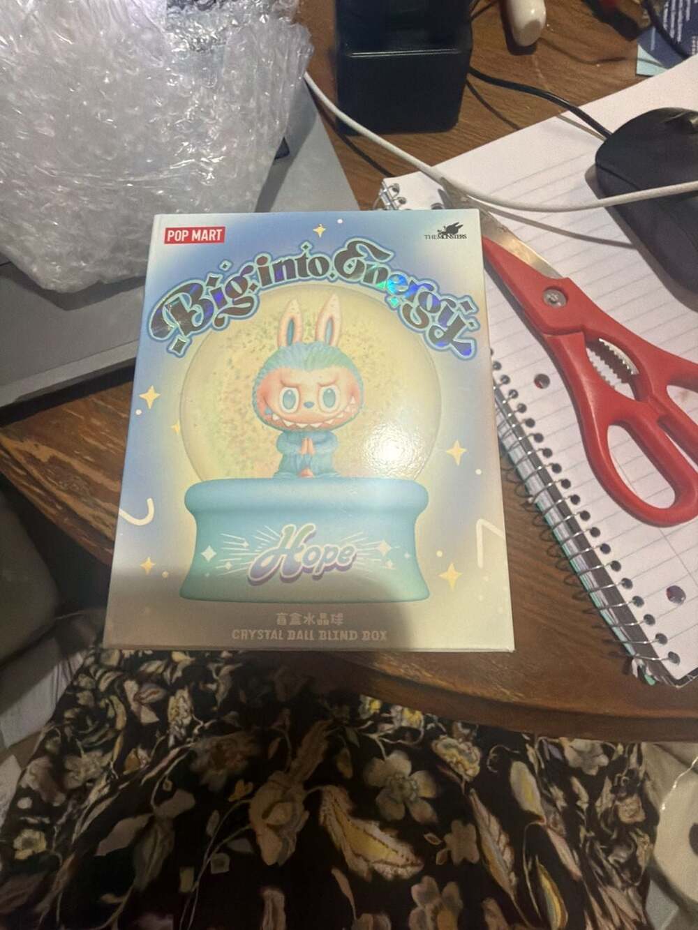 Pop Mart Labubu The Monsters Big Into Energy Crystal Ball Blind Box Hope